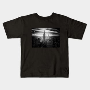 Manhattan skyline New York Kids T-Shirt